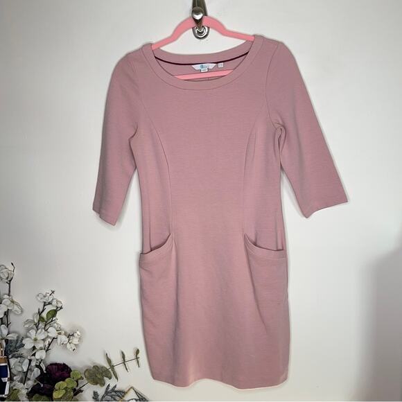 BODEN Jasmine Ottoman Shift Dress Rose Pink {Q9} - Picture 2 of 5